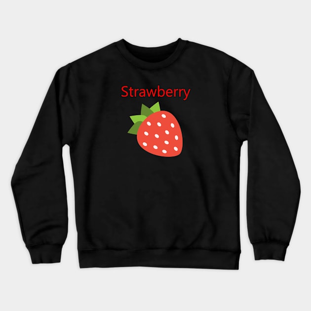 Strawberry Crewneck Sweatshirt by EclecticWarrior101